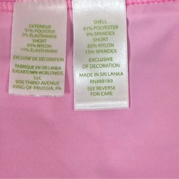 Lilly Pulitzer Luxletic Pink Activewear A Line Mini Skirt NWOT SKU0751 - Picture 8 of 10